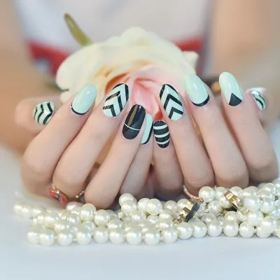 Non-toxic Wholesale Popular Special Full Pattern Nail Sticker