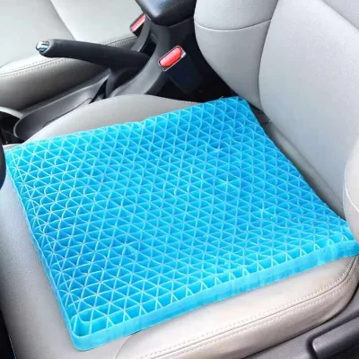 OEM Gel Seat Cushion Cooling Seat Cushion (Super Large & Thick) Breathable Honeycomb Design Absorbs Pressure Points Seat Cushion