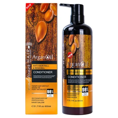 Private Label Customized Brand Anti-Hair Fall Renewal Hair Conditioner Infused With Argan Oil