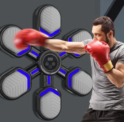 Hot Selling Home Indoor Gym Training Punching Equipment Wall-Mounted Smart Electronic Music Boxing Machine