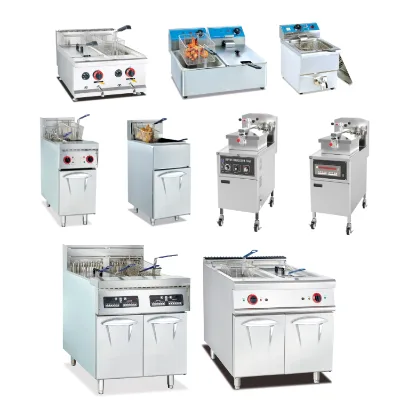 Commercial Fish Dubai Smokeless Taco Egg Chicken Wings Hot Dog Induction Funnel Cake Double Tank Electric Deep Fryer Pot Machine