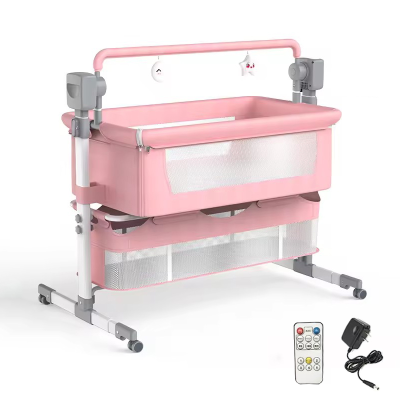 Newborn Bedside Bassinet Bed Portable Baby Cribs Folding Cot Beds for New Born Crib