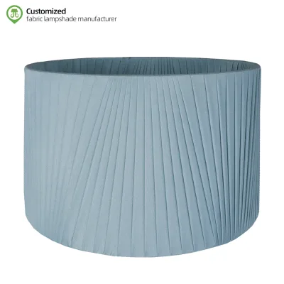 Hot Sale Pleated Lampshade Traditional Handmade Eco-Friendly Wrapped Lamp Shade for Indoor Use