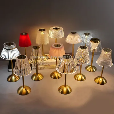 USB Charging Touch Table Lamp Night Light Wedding Party Event Decorations Wedding Led Table Lamps