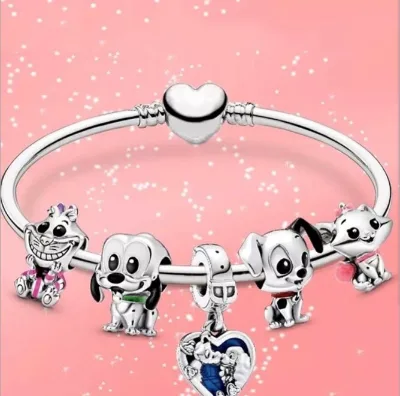 New Arrival Cute Bracelets Heart Dog Friendship Lucky Cat Bracelet