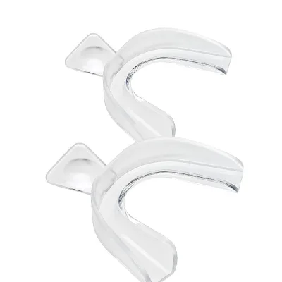 2pcs Trays Moldable Dental Trays Teeth Trays for Tooth Whitening Gel