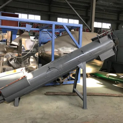 Plastic Granules/sheets Transport and Lifting Machines/lift Screw Conveyor for Pet Caps