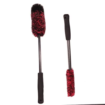 Long Handle Antistatic Car Cleaning Microfiber Wheel Brushes
