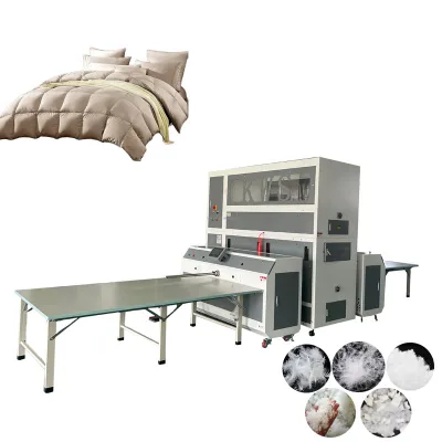 Factory Selling Automatic Quantitative Duvet Filling Machine With Intelligent Weighing