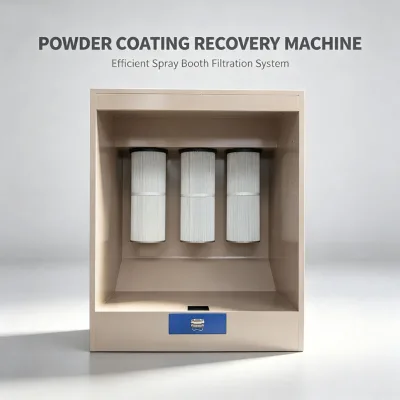 Bag Dust Collector Powder Recovery Unit Industrial Electrostatic Spraying Paint Coating Steel Substrate Recycling Machine