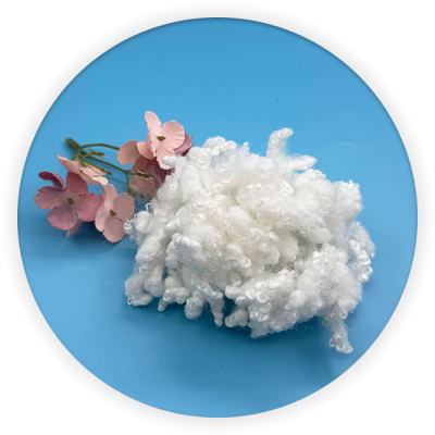 Virgin 15D 64mm PSF Polyester Staple Fiber for Filter Material and Sleeping Bag Insulation Filling From Direct Factory