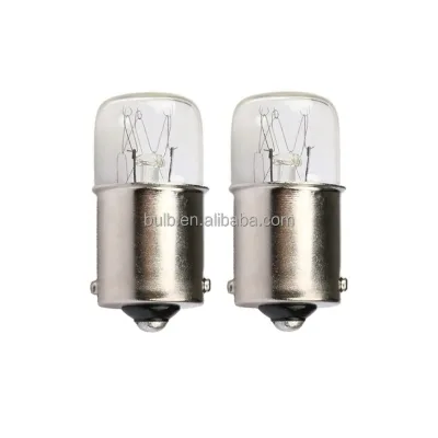T16x35mm BA15S Tubular Miniature Indicator Lamp Automotive Light Bulb 12V 24V 48V