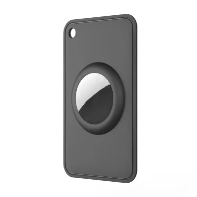2024 Soft TPU Black White Anti-lost Card Wallet Protection Protective Cover Tracker Case for Airtag
