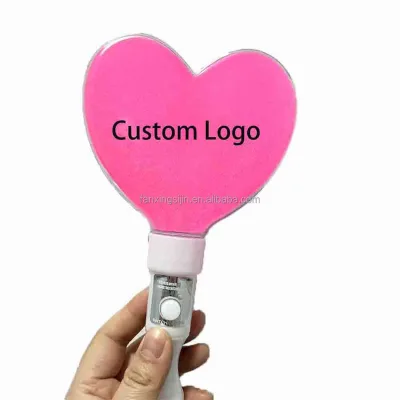 Cheap Promo Gift Custom logo Print Glow Stick Star Wand Kpop Concert Light Stick