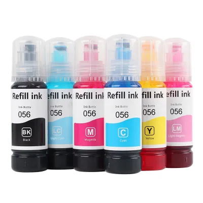 056 057 107 108 574 for Epson Ink L8058 8050 Advanced Compatible Color Water-based Bottle Supplementary Dye Ink