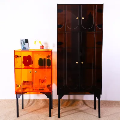 Customizable Modern Furniture Nordic Living Room Acrylic Cabinet