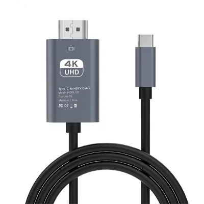 PVC Type C to HDTV Adapter Cable Type C to HD 30Hz 4k USB C Cable Extend Screen Laptop Projector High Definition Adapter
