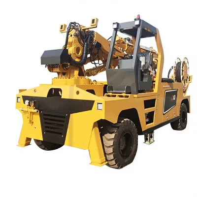 Self Propelled Underground Wet Shotcrete Machine SPJ3217 32m3/h Output Tunnel Support Equipment Construction High Engine Pump