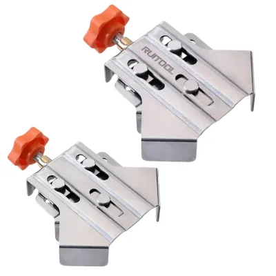 90 Degree Right Angle Clamps Jig Frame Clamp Woodworking Angle Clamp for Wood Tools Crafting Project Open Shape