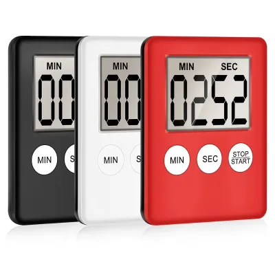 Kitchen Timer Digital Cooking Baking LCD Count Down up Loud Alarm Countdown Alarm Magnet Clock Sleep Clock Kitchen