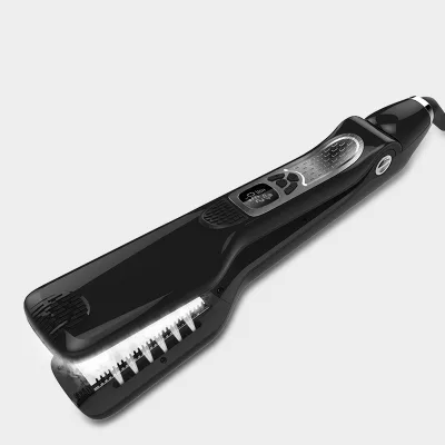 New Design Dual-Purpose Ceramic Steam Hair Straightener and Curler for Salon-Quality Straightening at Home