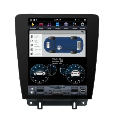 Android 9.0 Multimedia Radio Player 4+128GB for Ford Mustang GT 2010 - 2014 PX6 Car GPS Navigation