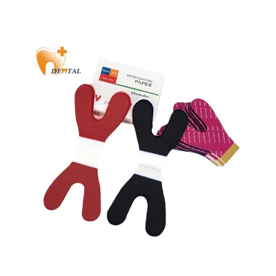 Dual-Sided Disposable Dental Occluding Articulating Paper Full Mouth Dental Materials for Manual Power Surgical Instruments