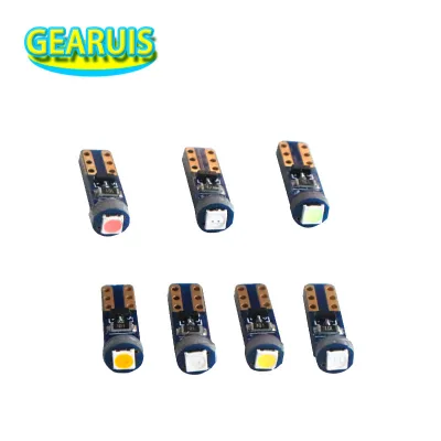 T5 W3W 3030 SMD Non Polar 37 73 74 Wedge Instrument Panel Speedometer Tacho Gauge Cluster Lamp Dash LED Bulbs Light