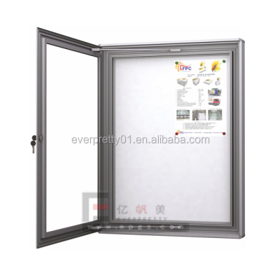 School Notice Board Bulletin Board with Glass Door