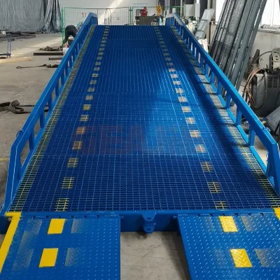 Manual Hydraulic Lifting Platform with Slope Plate Easy to Operate and Low-cost