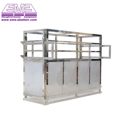 Halal Beef Slaughterhouse Equipment Pump Motor Gearbox Bearing for Global Meat Processing Line Plant Steel Construction