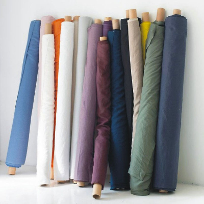 100% Flax Linen Fabric, Natural Linen Fabric for Cushion Cover, Table Cloth, Curtain, Garments, Etc
