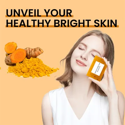 Kojic Acid Dark Spot Remover Handmade Soap Bar VC Retinol Collagen Turmeric Hyaluronic Acid Vitamin E Shea Butter White Yoni