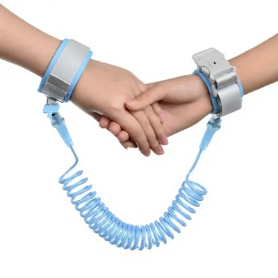 Key-Lock Bamboo Toddler Anti-Lost Harness with Wristband Child Safety Leash to Prevent Getting Lost