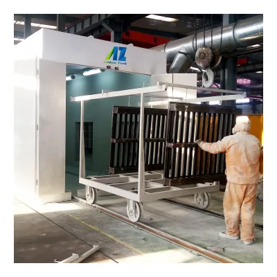 Powder Paint Equipment Line with Filter Recovery System for Door Furniture