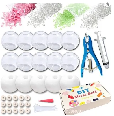 Handmade Diy Ball Material Package Decompression Pinch Feel Finished Toy Unisex Ages 8-13