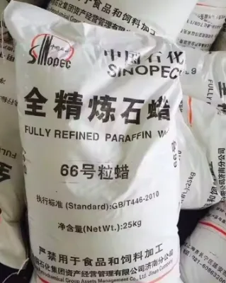 Wholesale Sinopec Fully Refined Paraffin Wax 56 58 60 25kg Pellets Particle to Make Candles