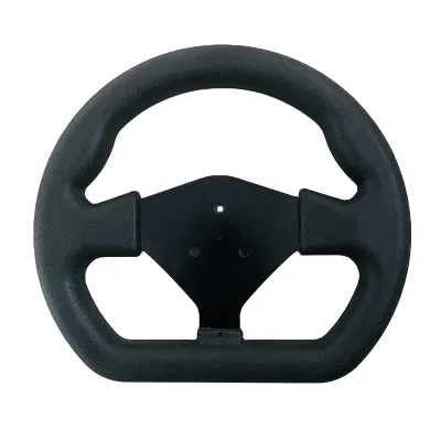 10 Inch 255mm PU Genuine Leather Racing Go Kart Steering Wheel