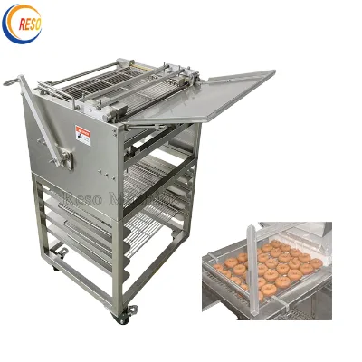 Commercial Floor Type Decorated Donut Chocolate Icer Coater Glazer Machine for Donut Shop