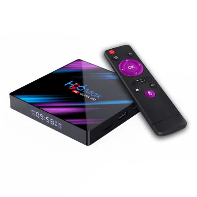 Set Top Box Smart Tvbox 4k H96max Plus 4gb 32gb 64gb 128gb Android 9.0 Rk3318 Ram Iptv Hd H96 Max Android Tv Box
