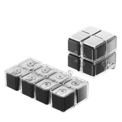 Factory Customized Magic Cube Pill Storage Box
