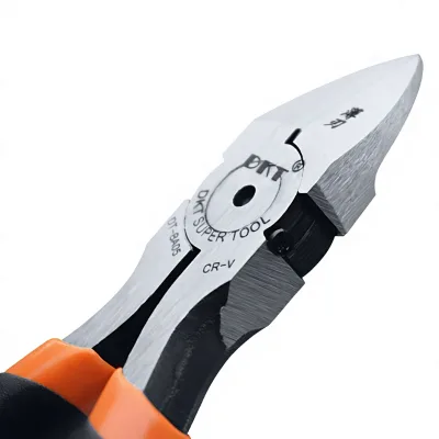 Thin-blade Japanese-style 5-inch Diagonal Pliers DT-BA05 CRV Material Handle-less for Electronic and Plastic Applications