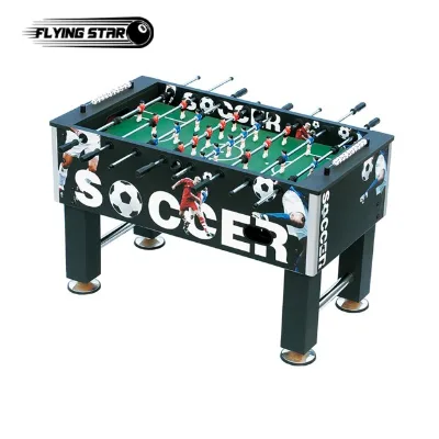 Football Table Soccer Table Black Colorful Two People Play for Entertainment Bar Club