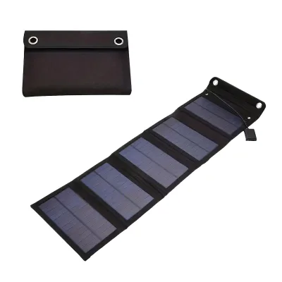 50W Foldable Solar Panel Portable Monocrystalline Solar Charger 20% High Efficiency for Camping RV Outdoor Power Supply