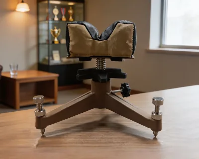 Lightweight Adjustable Filled Rear Shooting Rest Durable Metal Tripod Hunting Outdoor Shooting Accessories DG