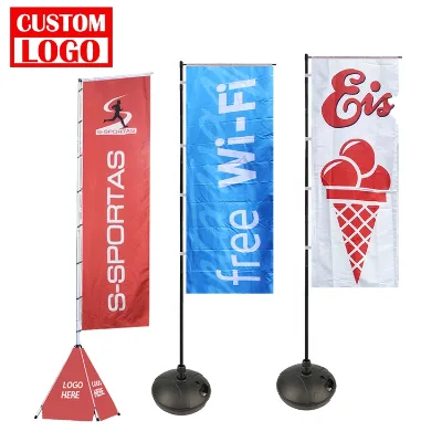 Nobori Flag Pole High Quality Custom Logo Mini Nobori Flag Custom Nobori Flags
