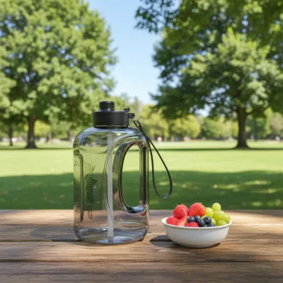 Yuanfeng 1600ml PC Sports Water Bottle-Reusable Eco-Friendly Lightweight for Travel & Outdoor Use Direct Drinking/Straw Option