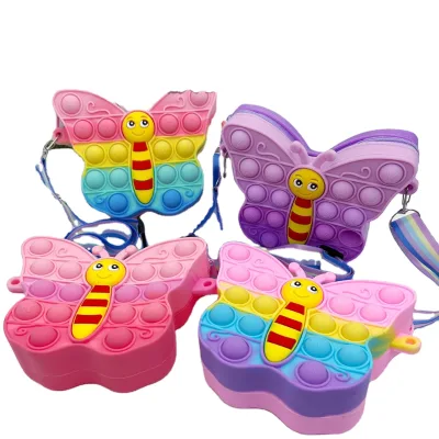 Linda Summer New Fashion Children's Wallet High Quality Children's Shoulder Bag Luxury Capacity Cute Child Gift Bags