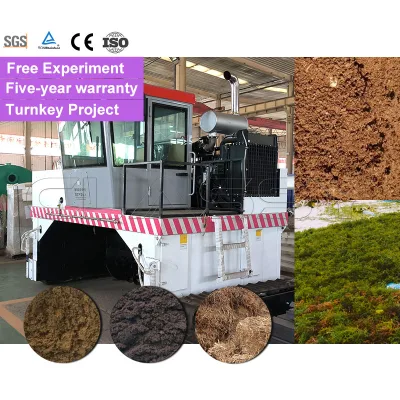 CLASSY Industrial Sewage Sludge Crawler Type Composting Machine for Urban Waste Management