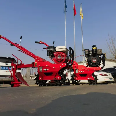Self Propelled Rotary Tiller Machine for Agriculture with Adjustable Depth and Width